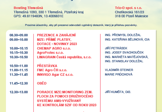 POZVÁNKA - 23.2.2023